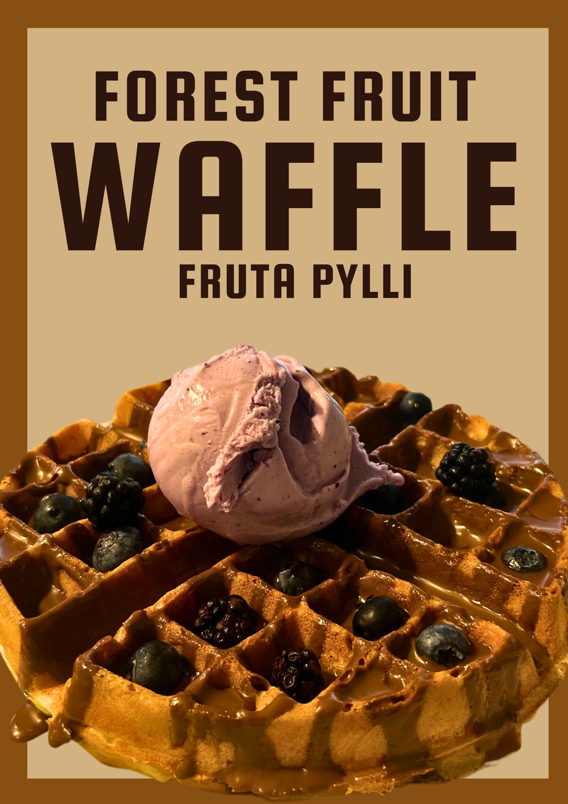 Forest Fruit Waffle